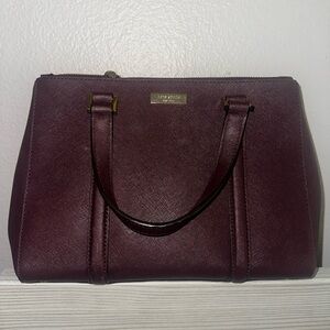 Kate Spade Plum Satchel Bag